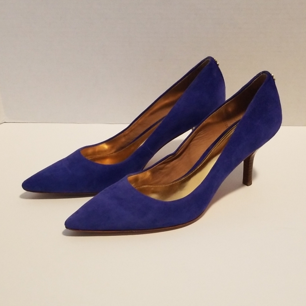 COACH "Zoee" Suede Pointed Toe Pump size 8.5